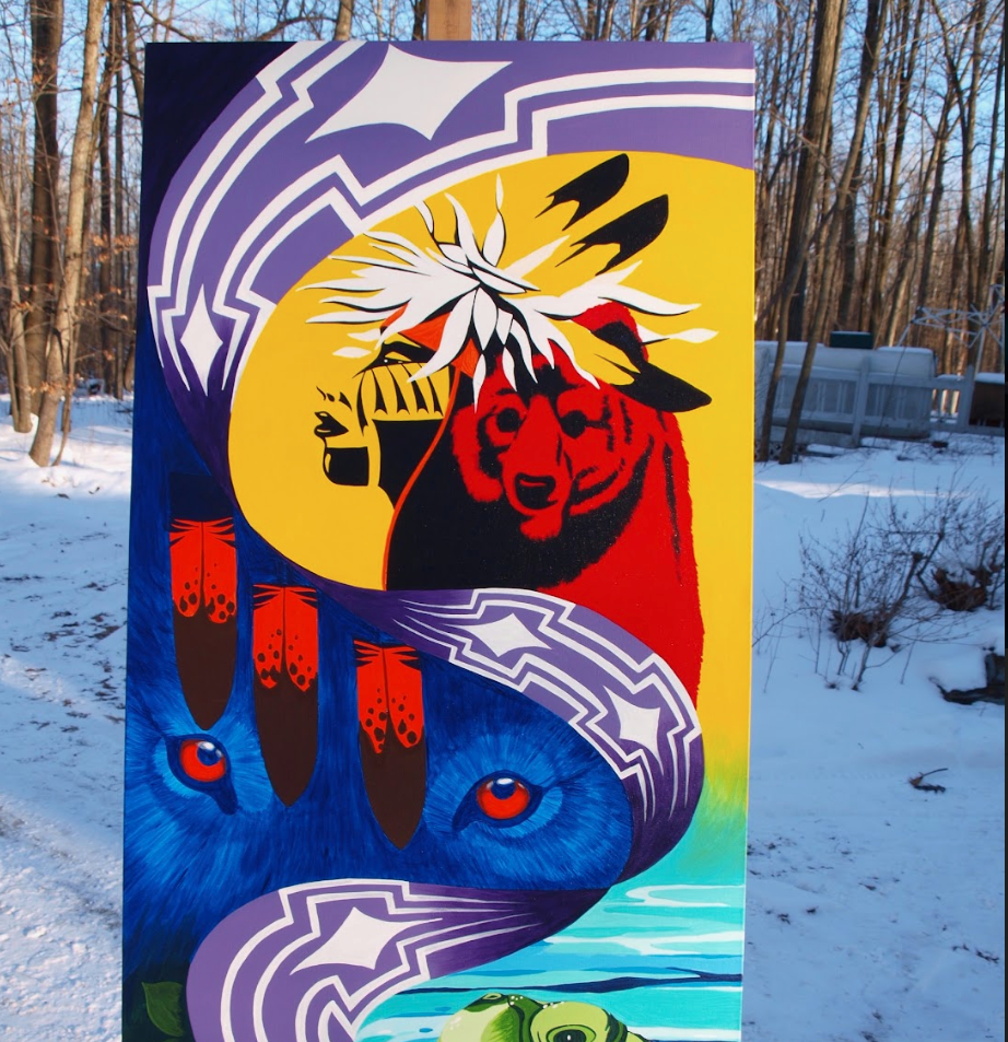 Vibrant New Mural Honors Indigenous Alaskans
